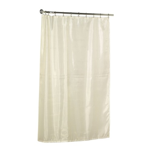 Carnation Home Fashions Extra Long Polyester Fabric Shower Curtain