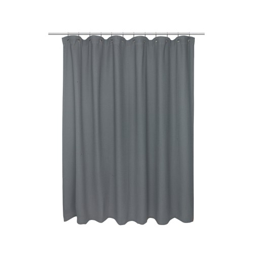 American Crafts Waffle Weave Cotton Shower Curtain 72 Wide X 84 American Crafts Waffle Weave Cotton Shower Curtain 72 Wide X 84 Long Pewter Only