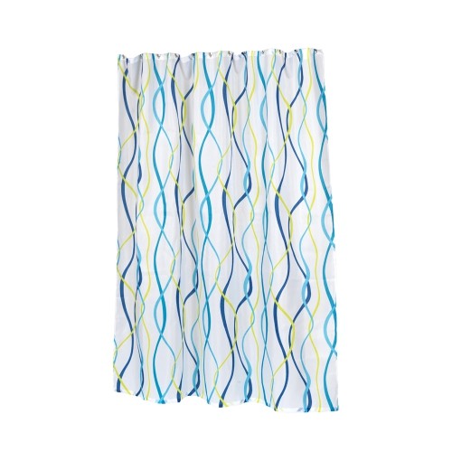 Carnation Home Fashions Extra Long Claire Polyester Fabric Shower