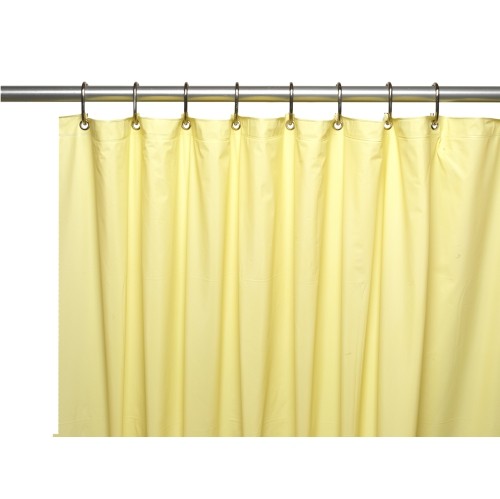 American Crafts 4 Gauge Premium Vinyl, Cloth Shower Curtain Liner With Magnets