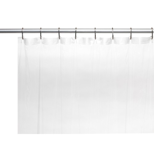 Vinyl Shower Curtain Liner, Extra Wide Vinyl Shower Curtain Liner