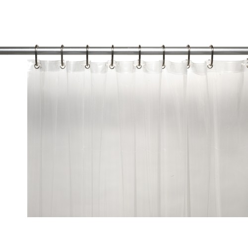 American Crafts Extra Long Heavy 8 Gauge Vinyl Shower Curtain Liner 72 Wide X 84