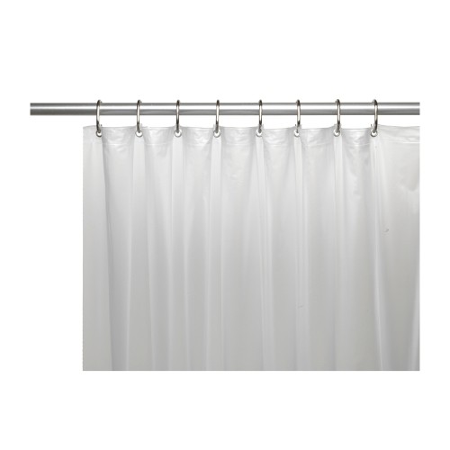 108 W X 72 L Vinyl Shower Curtain Liner, Extra Wide Shower Curtain Liner 108 X 72