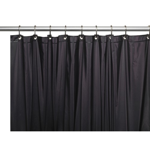 Gauge Vinyl Shower Curtain Liner, Extra Long Vinyl Shower Curtain