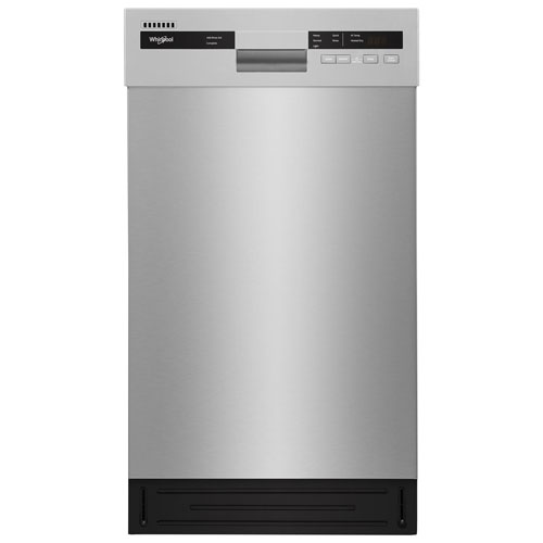 Whirlpool 18" 50dB Built-In Dishwasher - Monochromatic Stainless Steel