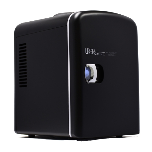 Uber Appliance – Mini réfrigérateur personnel Uber Chill, capacité de 6 canettes pour le bar, la chambre, le bureau ou la chambre d’étudiant,