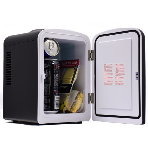 Uber Appliance – Mini réfrigérateur personnel Uber Chill, capacité de 6 canettes pour le bar, la chambre, le bureau ou la chambre d’étudiant,