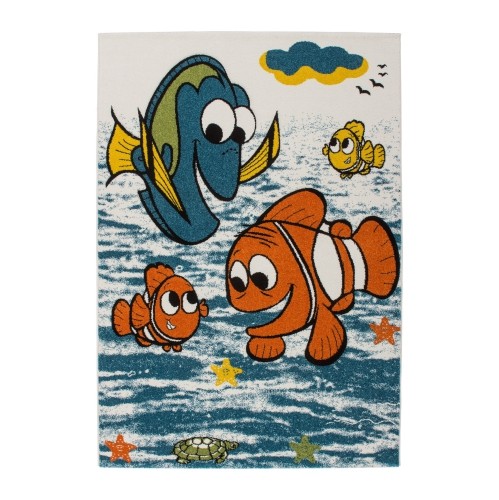 LA DOLE RUGS  La Dole Carpet With Fish And Sea Theme 6'2" X 9'2" Rectangle Area Rug - Multi-Colour