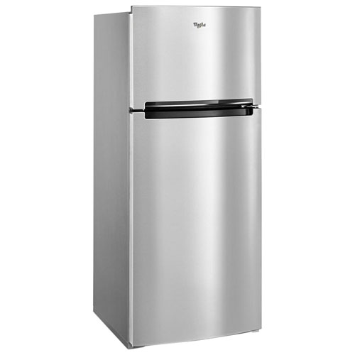 Whirlpool 28" 17.6 Cu. Ft. Top Freezer Refrigerator with LED Lighting (WRT518SZFM) - Stainless Steel