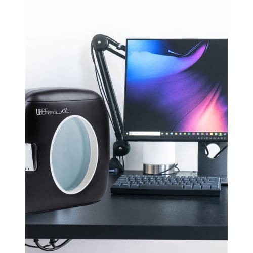 Uber Appliance Uber Chill Personal XL Mini Fridge 12 can capacity for Bar, Bedroom, office, Dorm outdoor/indoor 110/12V AC/DC