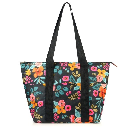 floral print tote bag