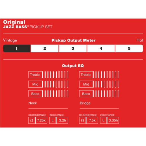 Fender® Original Jazz Bass Pickups