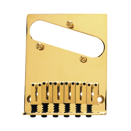 Fender® 6-Saddle American Series Telecaster® Bridge Assemblies - Gold