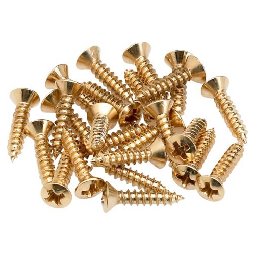 Fender Pickguard/Control Plate Mounting Screws - 24 Pack