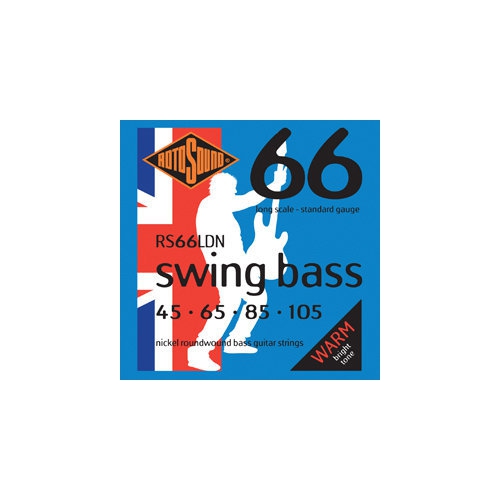 Rotosound RS66LDN Swing Bass 66 Nickel Bass Guitar Strings 45 105