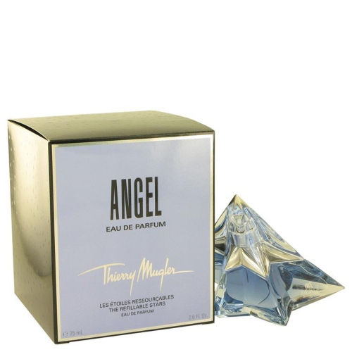 Thierry Mugler Angel Eau De Parfum Spray 2.6 Oz/ 75 Ml The Refillable Star for Women By 0.98 Fluid_Ounces