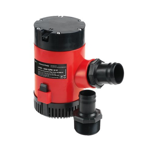 HD Bilge Pump, 4000GPH, 24V, No Switch