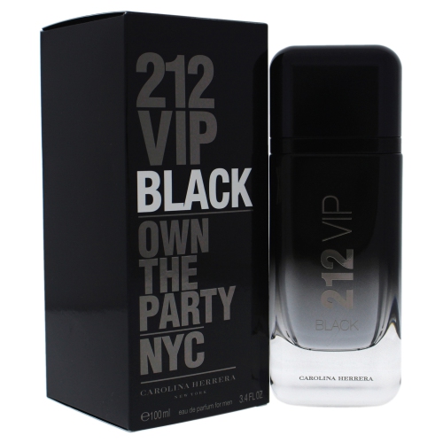 Carolina Herrera 212 Vip Black Men Eau De Toilette for Men, 3.4 ounces