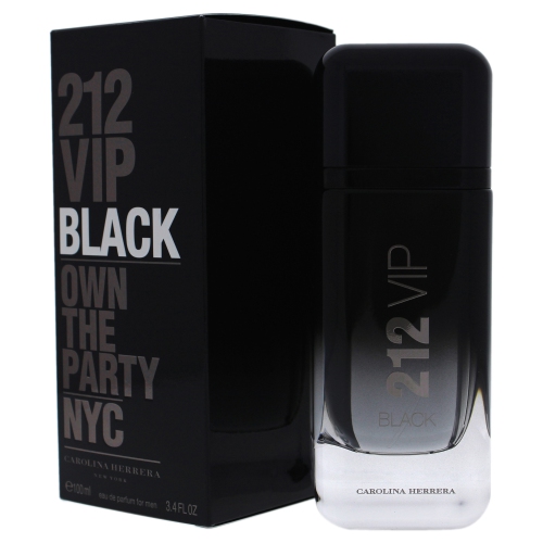 Carolina Herrera 212 Vip Black Men Eau De Toilette for Men, 3.4 ounces
