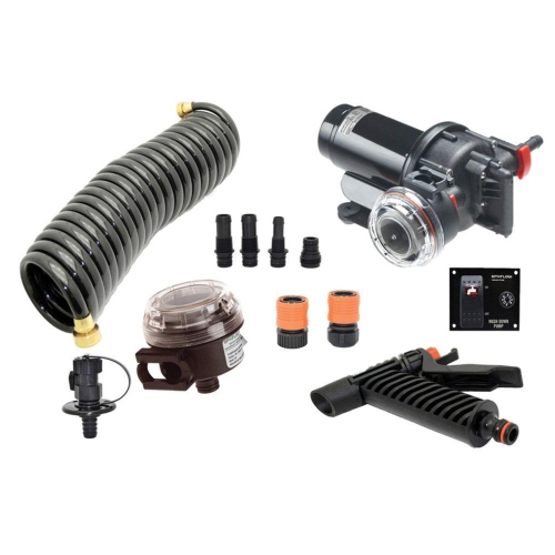 JOHNSON PUMP  Aqua Jet Wd 3.5 Gpm, 12V Pump Kit