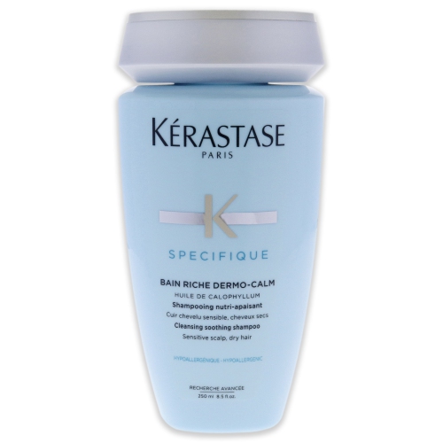 KERASTASE  Specifique Bain Riche Dermo-Calm Cleansing Soothing Shampoo (Sensitive Scalp, Dry Hair) - 250Ml-8.5OZ Best shampoo, but would like to be able to buy refill pouch or larger pump size