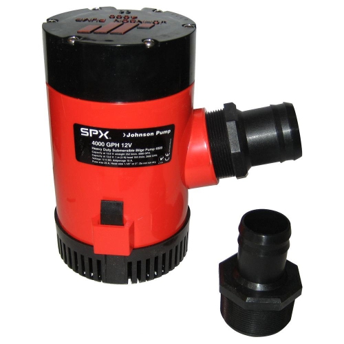 Johnson Pump 4000 GPH Bilge Pump 1-1-2" Discharge Port 12V
