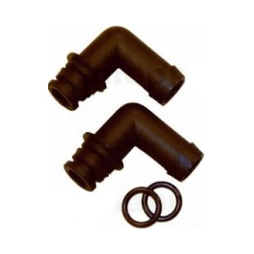 JOHNSON PUMPS  Klicktite Port Conn, 90Deg 3-4"" Hose"