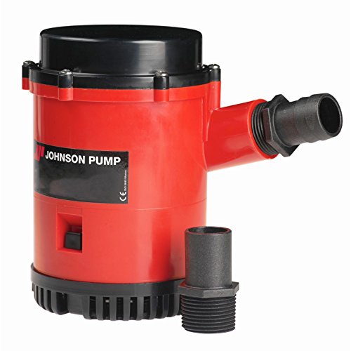 JOHNSON PUMPS  HD Bilge Pump, 2200Gph, 24V, No Switch