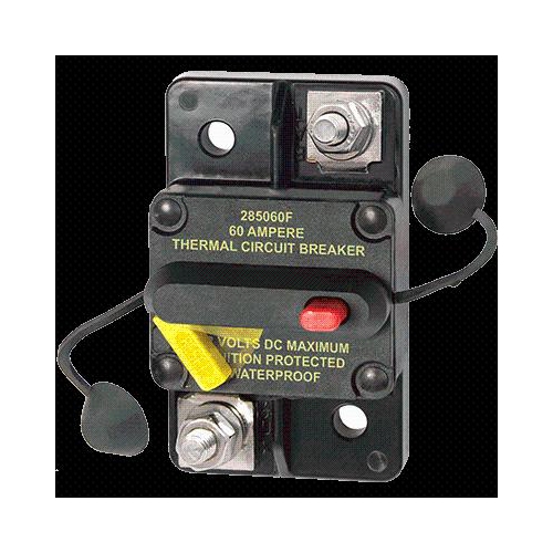 BLUE SEA SYSTEMS  Sea 7184 60 Amp Circuit Breaker Surface Mount 285 Series