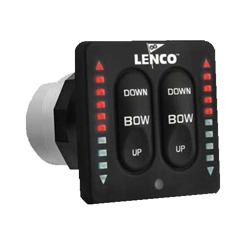 Lenco LED Indicator Two-Piece Tactile Switch Kit w-Pigtail f-Single Actuator Systems