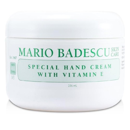 MARIO BADESCU  Special Hand Cream With Vitamin E - for All Skin Types - 236Ml-8OZ This is the best hand