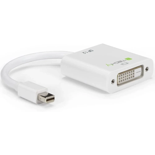 Techly Mini DisplayPort 1.2 Male to DVI 24 + 1 Female Adapter 15cm, White
