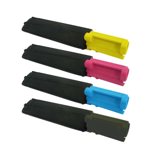 GOTONERS  Generic Packaged 4Pk Dell New Compatible 310-5726 310-5729 310-5730 310-5731 (3100) Cmyk High Yield Colour Toner Set for Dell 3100