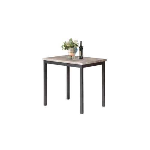 TITUS FURNITURE  Two-Tone Wood Modern Casual Dining Table Seats 2