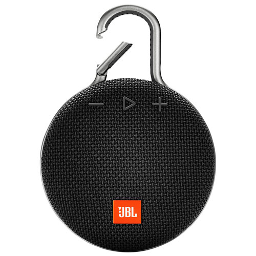 JBL Clip 3 Waterproof Bluetooth Wireless Speaker - Black