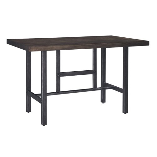 Ashley Kavara Counter Height Dining Table in Medium Brown