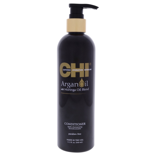 Argan Oil Plus Moringa Oil Conditioner by CHI for Unisex - 12 oz Conditioner