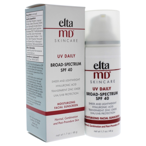 UV Daily Moisturizing Facial Sunscreen SPF 40 - For Normal, Combination & Post-Procedure Skin - 48g-1.7oz