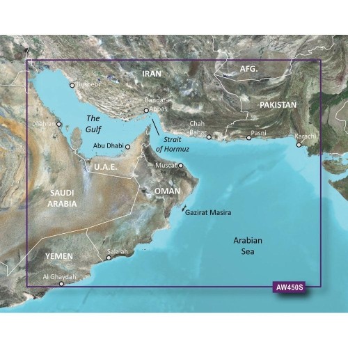 Garmin BlueChart® g2 Vision® HD - VAW450S - The Gulf - microSD™-SD™