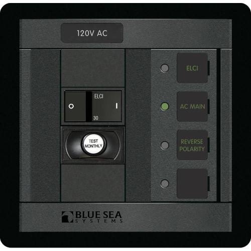 BLUE SEA SYSTEMS  Sea 1502 Elci Main 30A Double Pole Panel