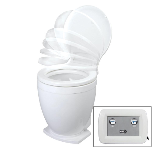 JABSCO  Lite Flush Electric 12V Toilet W-Control Panel
