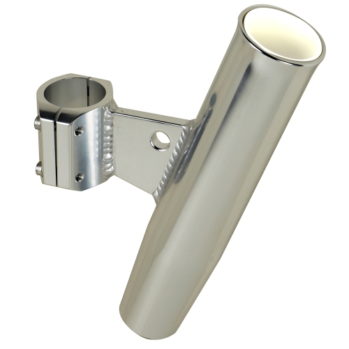 C.E. SMITH  Aluminum Clamp-On Rod Holder - Vertical - 1.315" Od - Fits 1" Pipe