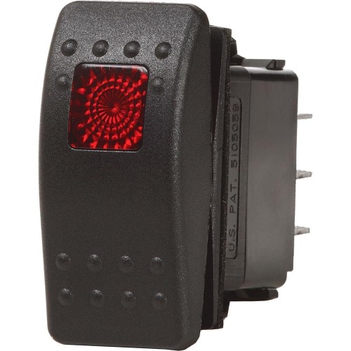 BLUE SEA SYSTEMS Blue Sea 7934 Contura Ii Switch Dpst Black - Off-On