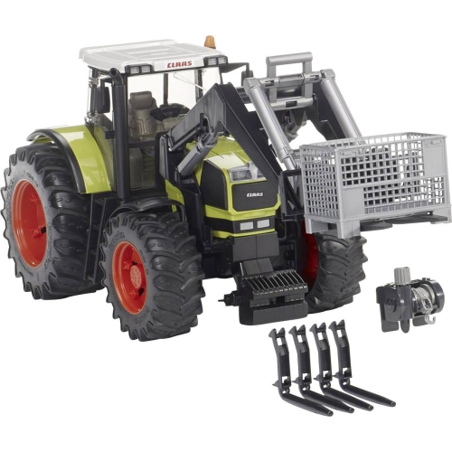 Bruder | construction : Palette de type boîte, treuil et fourches pour chargeur frontal