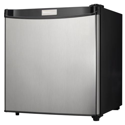 Danby Designer DCR016A3BSLDD 1.6 cu. ft. Compact Fridge in Stainless Steel