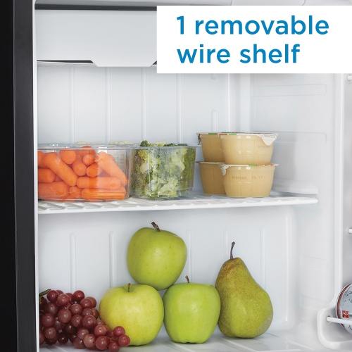 Danby Designer DCR016A3BSLDD 1.6 cu. ft. Compact Fridge in Stainless Steel