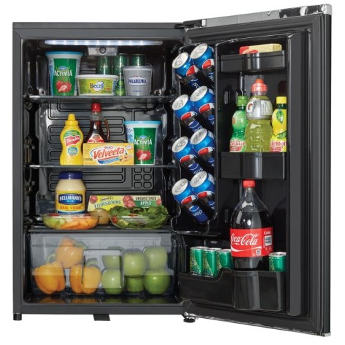 Danby 4.4 cu ft Mini Fridge Metallic Black