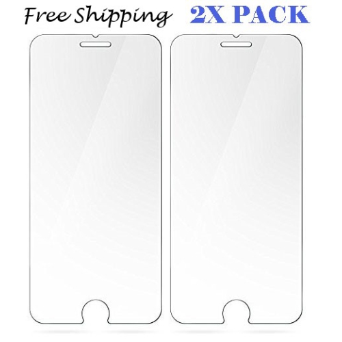 Hyfai 2-Pack Premium Tempered Glass LCD Screen Protector Film Cover For Apple iPhone 6/6s