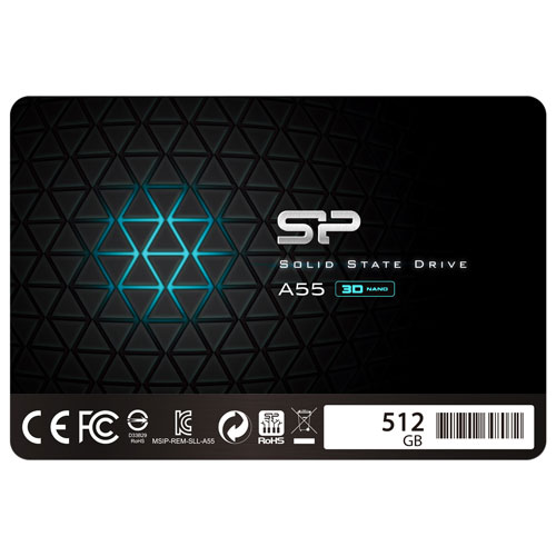 Disque SSD interne SATA III A55 512 Go Ace de Silicon Power