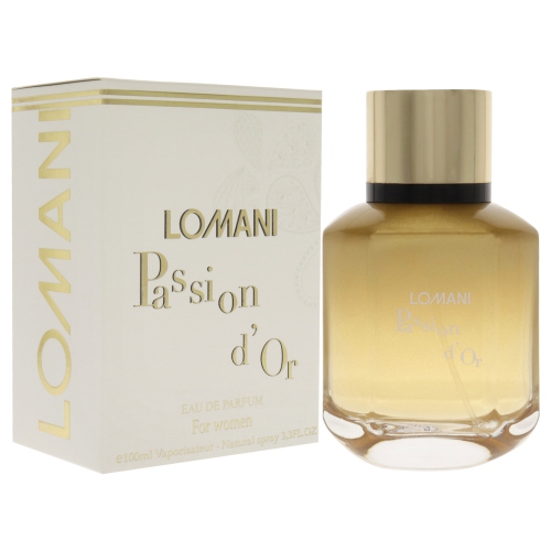 Lomani Passion D'or by Lomani Eau De Parfum Spray 3.3 oz (Women)
